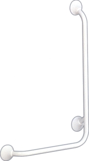 Wandbeugel 90° links wit (handicare)
